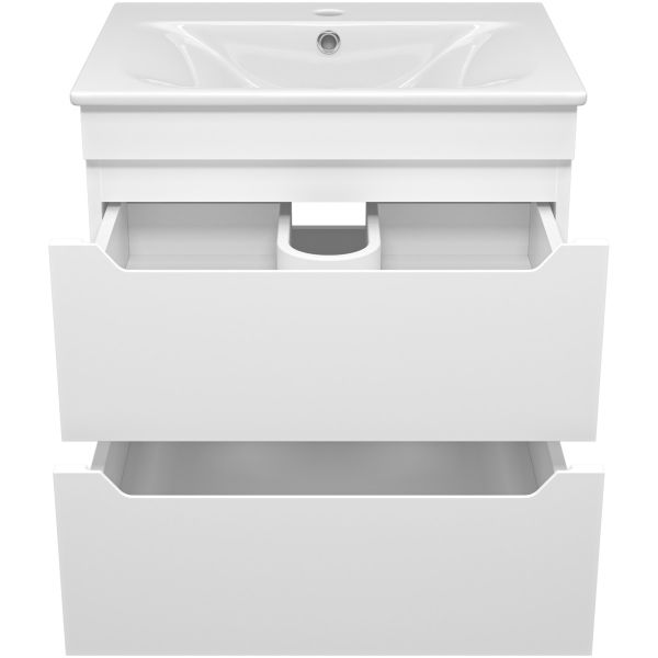 Подвесная тумба под раковину Misty Бриз П-Бри-09060-012Я 58.5 см белый