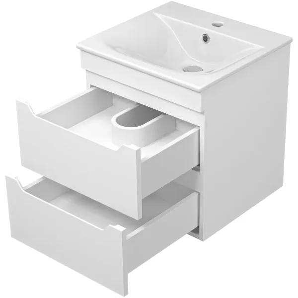 Подвесная тумба под раковину Misty Бриз П-Бри-09050-012Я 48.5 см белый