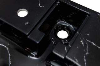 Раковина над стиральной машиной Stella Polar Солярис SP-00001688 60см чёрный мрамор Раковина над стиральной машиной Stella Polar Солярис SP-00001688 60см чёрный мрамор