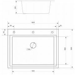 Кухонная мойка Cerutti Spa Gloria CT11258 графит