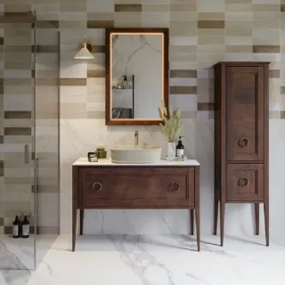 Пенал Kerama Marazzi Plaza Classic Neo PL.CN.175\NUT.M 50 см орех матовый Пенал Kerama Marazzi Plaza Classic Neo PL.CN.175\NUT.M 50 см орех матовый