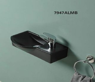 Раковина-чаша CeramaLux 7947ALMB черная 41 см