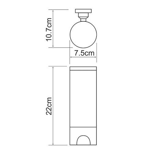 Wasserkraft K-1079 Диспенсер для ватных дисков Wasserkraft K-1079 Диспенсер для ватных дисков