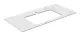 Столешница Kerama Marazzi Plaza Монте Тиберио PL2.SG507120R\100 100 см белый натуральный