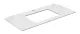 Столешница Kerama Marazzi Plaza Монте Тиберио PL3.SG507120R\100 100 см белый натуральный