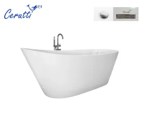 Ванна акриловая Ceruttispa Viva N CT10864 170x75 см белый