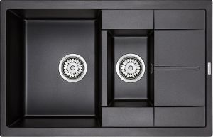 Мойка кухонная Paulmark Flugen PM237850-BL чёрный