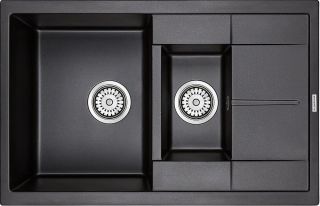 Мойка кухонная Paulmark Flugen PM237850-BL чёрный
