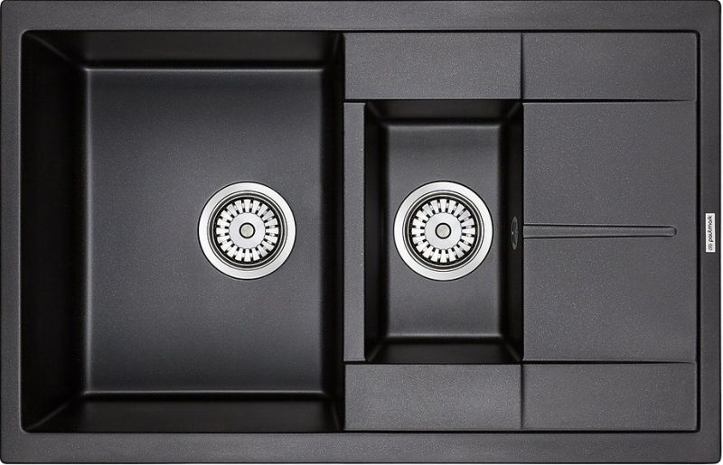 Мойка кухонная Paulmark Flugen PM237850-BL чёрный