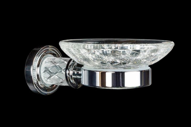 Мыльница Boheme Murano Crystal хром 10903-CRST-CH