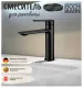 Смеситель для раковины Boch Mann Mimi BM10905 чёрный матовый