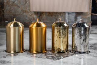 Ведро для мусора Boheme классика Gold золото