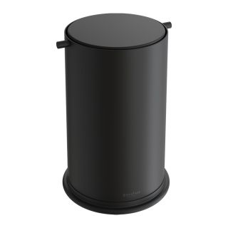 Ведро для мусора Boheme с вращающейся крышкой Black черный