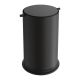 Ведро для мусора Boheme с вращающейся крышкой Black черный