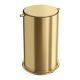 Ведро для мусора Boheme с вращающейся крышкой Matt Gold матовое золото