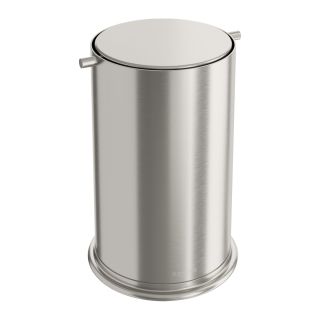 Ведро для мусора Boheme с вращающейся крышкой Nickel Brush никель