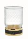 Стакан для зубных щёток Boheme Royal Cristal 10931-G-B золото/чёрный Стакан для зубных щёток Boheme Royal Cristal 10931-G-B золото/чёрный