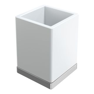 Стакан настольный Boheme Qubic Chrome хром