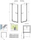 Душевая дверь Radaway Arta DWJ I 90 L