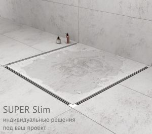 Душевой лоток Berges Super Slim 091177 40см хром глянец