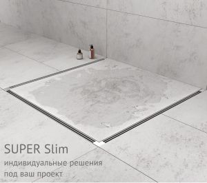 Душевой лоток Berges Super Slim 091178 50см хром глянец