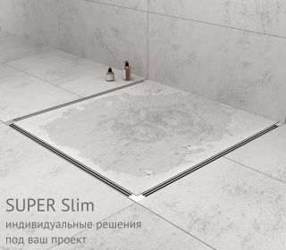 Душевой лоток Berges Super Slim 090077 40см хром матовый Душевой лоток Berges Super Slim 090077 40см хром матовый