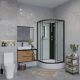 Душевая кабина Niagara NG-6701-14BKT 90x90см чёрный/прозрачное