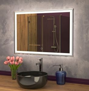 Зеркало с подсветкой Art&Max Zoe 100x80см AM-Zoe-1000-800-DS-F