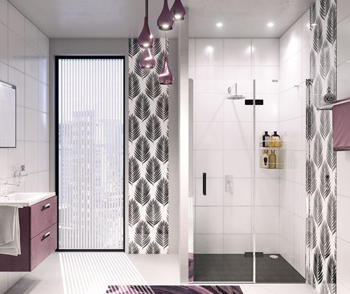 Душевая дверь Wasserkraft Aller Black 10H05RBLACK 120x200 правый