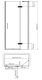 Душевая дверь Wasserkraft Aller Black 10H05RBLACK MATT 120x200 правая
