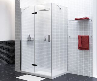 Душевой уголок Wasserkraft Aller Black 10H06LBLACK 120x80 левый Душевой уголок Wasserkraft Aller Black 10H06LBLACK 120x80 левый