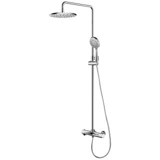 Душевая стойка Azario Galaxy AZ-67B47EV1-1DC1J19A-ZH3394A-HB1153C с термостатом хром