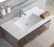 Раковина  CeramaLux 9010E белая 101 см