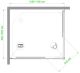 Душевой уголок Royal Bath HPD 110x100см чёрный RB1110HPD-C-BL