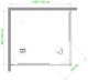 Душевой уголок Royal Bath HPD 110x100см чёрный RB1110HPD-T-BL