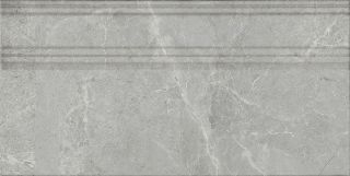 Плитка Kerama Marazzi FME027R Плинтус Риальто серый светлый глянцевый обрезной 20x40x1,6