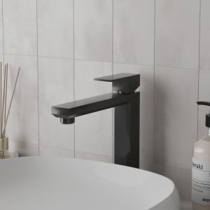 Смеситель для раковины Paini Grazia 21PZ205M чёрный матовый