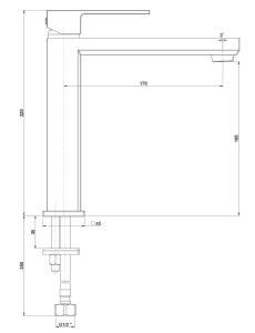 Смеситель для раковины Paini Grazia 21CR205M хром