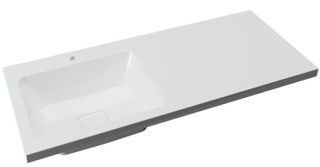 Раковина над стиральной машиной Madera Kamilla левая 100см белый 4627173210577