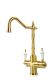 Смеситель для раковины Boheme с краном MEDICI Ripresa ручки Provanse_Комплект бронза