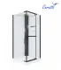 Душевая кабина Ceruttispa Mimi MiMi90B 90x90 см чёрный