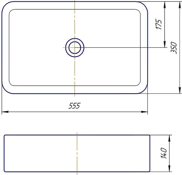 Раковина Kirovit Олимпия 56см белый SD-00001229 Раковина Kirovit Олимпия 56см белый SD-00001229
