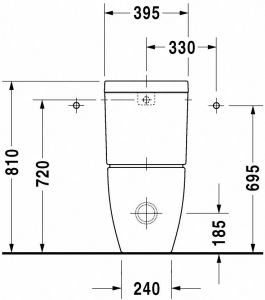 Бачок смывной для унитаза Duravit 0934100005 белый