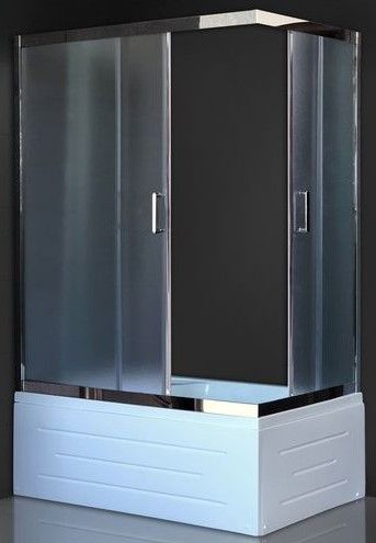 Душевой уголок Royal Bath BP 100x80см левый хром RB8100BP-C-CH-L