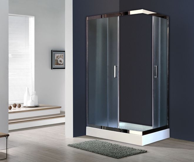 Душевой уголок Royal Bath HP 120x80см левый хром RB8120HP-C-CH-L