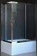Душевой уголок Royal Bath BP 100x80см левый хром RB8100BP-T-CH-L