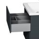 Am.pm Gem M90FHX06022GM  тумба под раковину 60 см графит матовый