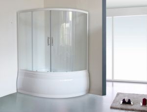 Шторка на ванну Royal Bath Alpine 140см белый RB140ALP-T