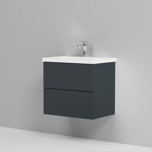 Am.pm Gem M90FHX07522GM  тумба под раковину 75 см графит матовый