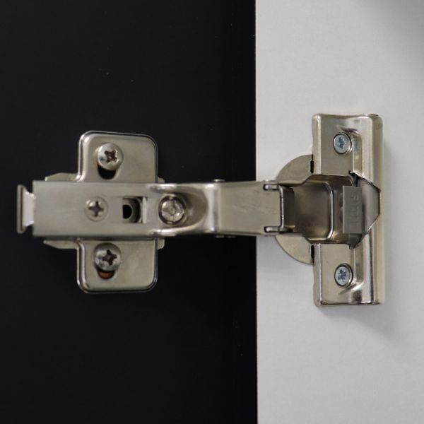 Зеркало-шкаф Reflexion Black 76 RF2002BL с  подсветкой 76х85